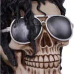 THE KING OF POP SKULL ORNAMENT 16.5CM - immagine 6