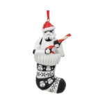 STORMTROOPER IN STOCKING HANGING ORNAMENT - immagine 5