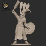 54 mm ATOTOZTLI THE AZTEC WARRIOR