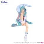HATSUNE MIKU RABBIT EAR HOOD PAJAMA BLUE NOODLE STOPPER FIG - immagine 7