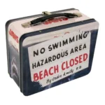 JAWS BEACH CLOSED TIN TOTE