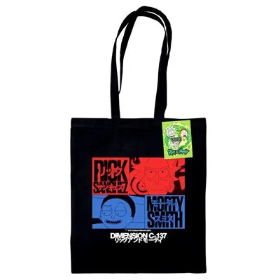113531__e5bfb8cc RICK & MORTY DIMENSION C-137 TOTE BAG - immagine 1