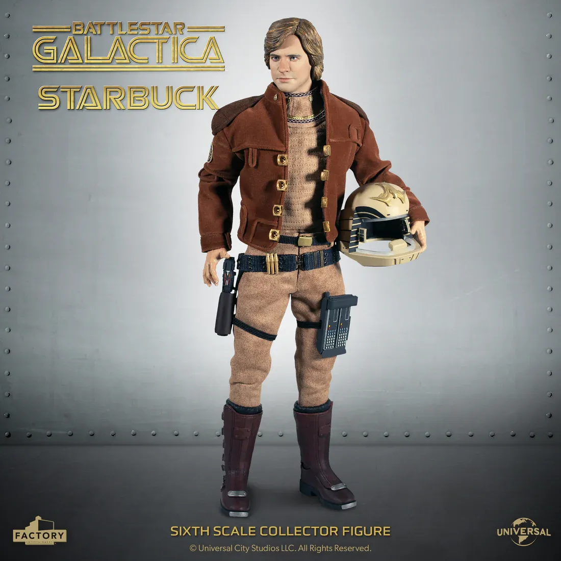 113759__ad372cde BATTLESTAR GALACTICA 1/6 SCALE LIEUTENANT STARBUCK FIGURE - immagine 1