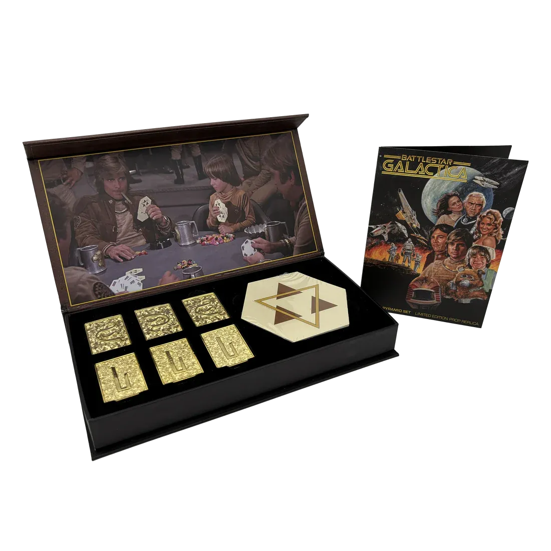 113761__f82795cc BATTLESTAR GALACTICA CUBITS & PYRAMID SET LIMITED EDITION PROP REPLICA - immagine 1