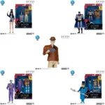 DC DIRECT BATMAN ANIMATED BUILD-A-FIGURE WAVE 7 ACTION FIGURE SET (6)
