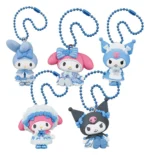 MY MELODY KUROMI TWINCHEES SWEET LOLITA FIGURINE DANGLER - LIGHT BLUE DRESS VER. DISPLAY (24)