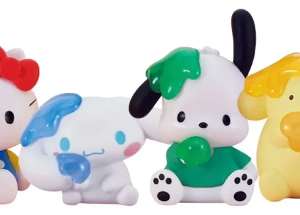 HELLO KITTY AND FRIENDS TWINCHEES JAM JELLY FIGURINE DISPLAY (24)