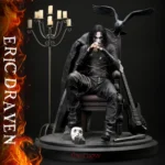 THE CROW ERIC DRAVEN LUXURY ETERNAL EDITION 1/4 PLUS FORMAT STATUE