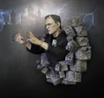FRANKENSTEIN LIFESIZE WALL SCULPTURE