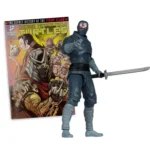 TEENAGE MUTANT NINJA TURLES 5IN FIGURE WITH COMIC WV1 FOOT SOLDIER