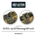 BOLT ACTION SD KFZ 251/1 AUSF D HANOMAG - immagine 2