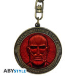 ATTACK ON TITAN - Keychain - Colossal Titan Medallion W14