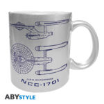 STAR TREK - Mug - 320 ml - Enterprise - subli silver -box