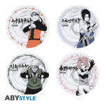 NARUTO SHIPPUDEN - Set of 4 Plates - Characters*