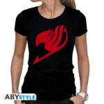 FAIRY TAIL - Tshirt "Emblem" woman SS black - basic*