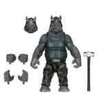 TEENAGE MUTANT NINJA TURLES 5IN FIGURE WITH COMIC WV2 ROCKSTEADY - immagine 4
