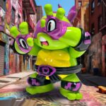 Teenage Mutant Ninja Turtles x Grape Brain Vinyl Figure Donatello 24 cm - immagine 2