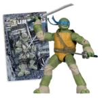 TEENAGE MUTANT NINJA TURLES 5IN FIGURE WITH COMIC WV1 LEONARDO - immagine 4