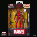 MARVEL LEGENDS BUILDABLE FIGURE SERIES BOX LADY DEADPOOL ACTION FIGURE - immagine 2