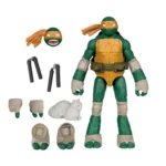 TEENAGE MUTANT NINJA TURLES 5IN FIGURE WITH COMIC WV2 MICHELANGELO