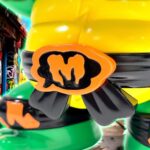 Teenage Mutant Ninja Turtles x Grape Brain Vinyl Figure Michelangelo 24 cm - immagine 6