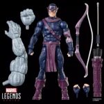 MARVEL LEGENDS BUILDABLE FIGURE SERIES BOX DARK AVENGERS HAWKEYE ACTION FIGURE