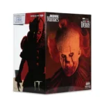 MOVIE MANIACS 6INCH POSED  WELCOME TO DERRY WV2 PENNYWISE BLOODY - immagine 3
