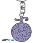 ONE PIECE GUM GUM DEVIL FRUIT PVC KEYCHAIN - immagine 2