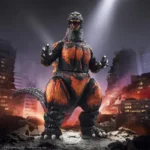 TOHO ULTIMATES! W2 HEISEI BURNING GODZILLA FIGURE - immagine 2