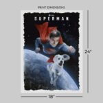 DC Comics Fine Art Print Superman and Krypto 46 x 61 cm - unframed - immagine 5