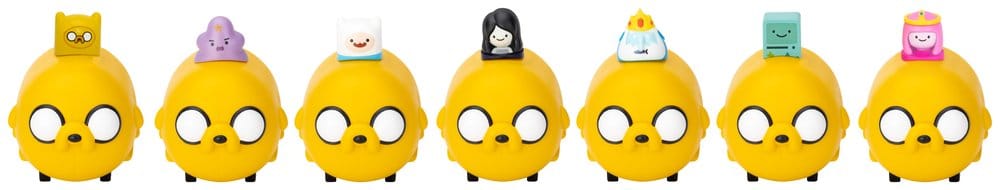 x_bkdpbc-034 Adventure Time Pull Back Car Jake's Amazing Tummy 5 cm Blind Box Assortment (6) - immagine 1