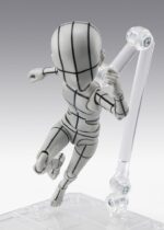 S.H.Figuarts Action Figure Body-Kun -Ken Sugimori- Edition -Wireframe- (Gray Color Ver.) 13 cm - immagine 3