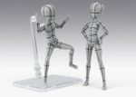 S.H.Figuarts Action Figure Body-Kun -Ken Sugimori- Edition -Wireframe- (Gray Color Ver.) 13 cm - immagine 6