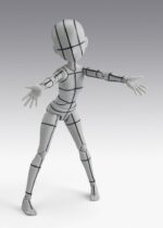 S.H.Figuarts Action Figure Body-Chan -Ken Sugimori- Edition -Wireframe- (Gray Color Ver.) 13 cm - immagine 2