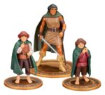 Lord of the Rings Animated Film PVC Figures 3-Pack Frodo, Aragorn, and Samwise