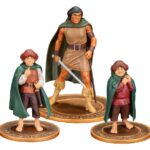 Lord of the Rings Animated Film PVC Figures 3-Pack Frodo, Aragorn, and Samwise