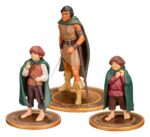 Lord of the Rings Animated Film PVC Figures 3-Pack Frodo, Aragorn, and Samwise - immagine 2