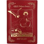 Kiki's Delivery Service Diary Kiki on her broom red gold foil