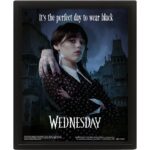 Wednesday Wednesday 3D Lenticular Framed Poster Perfect Day 26 x 20 cm