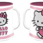 Hello Kitty Mug Pink Emboss