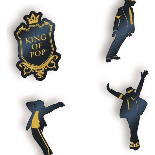 Michael Jackson Pin Badges Set (4)