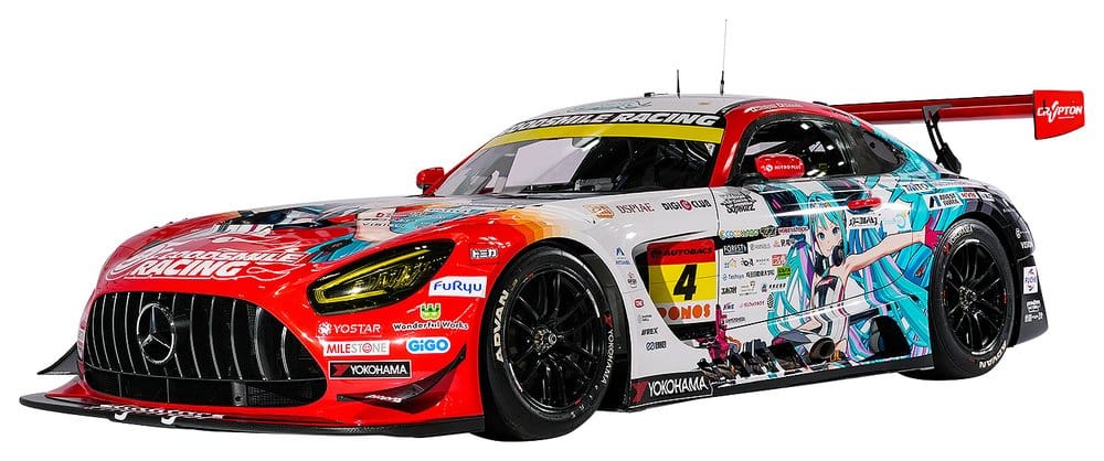 x_gsr67791 Hatsune Miku Good Smile Vehicle 1/43 AMG 2026 Season Opening Ver. 3 cm - immagine 1