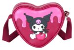Sanrio Casual Heart Shoulder Bag Kuromi Cherry - immagine 2