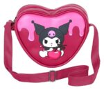 Sanrio Casual Heart Shoulder Bag Kuromi Cherry - immagine 3