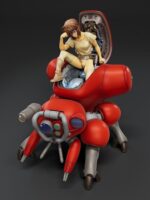 Ghost in the Shell PLAMAX minimum factory Plastic Model Kit Motoko Kusanagi with Fuchikoma 8 cm - immagine 4