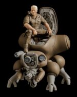 Ghost in the Shell PLAMAX minimum factory Plastic Model Kit Batou with Fuchikoma 8 cm - immagine 2