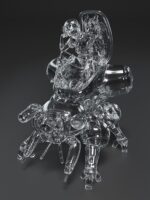 Ghost in the Shell PLAMAX minimum factory Plastic Model Kit Motoko Kusanagi with Fuchikoma: Thermoptic Camouflage Ver. 8 cm - immagine 4