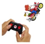 The Super Mario Galaxy Movie Hot Wheels RC Vehicle Mario Wheelie Motocross - immagine 6