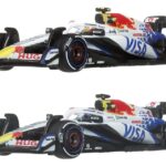 Formula 1 Hot Wheels Premium Die-Cast Vehicle 2-Pack 1:64 Team Visa Cash App Racing Bulls