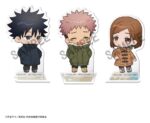 Jujutsu Kaisen Buddycolle Acrylic Stand 5th Anniversary C Megumi Fushiguro, Yuji Itadori & Nobara Kugisaki 10 cm - immagine 2